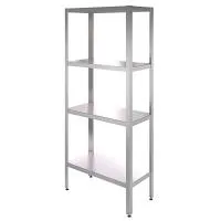 Стеллаж со сплошными полками СК 1200/400